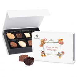 Bombonierka Chocolate Box White Mini z Twoimi życzeniami dla nauczyciela - MountBlanc - 1