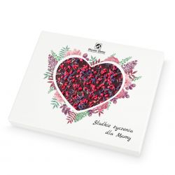 Chocolate Heart Box no.2. Czekoladowe serce z mlecznej czekolady z figami z okazji Dnia Matki - MountBlanc - 3