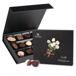 Bombonierka na zakończenie roku szkolnego Chocolate Box Medium Black Słodkie Podziękowanie