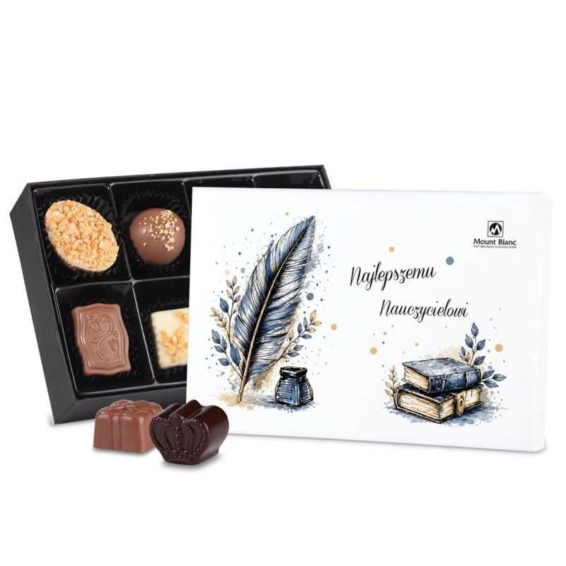 Bombonierka na koniec roku Premium Mini Najlepszemu Nauczycielowi