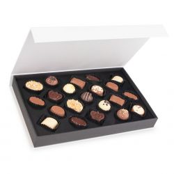 Podziękowanie dla nauczyciela Chocolate Box White z Twoimi życzeniami