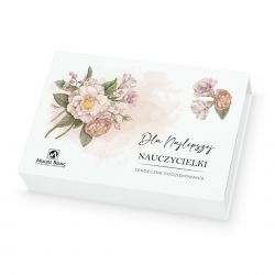 Czekoladki belgijskie Chocolate Box Mini White Dla Najlepszej Nauczycielki