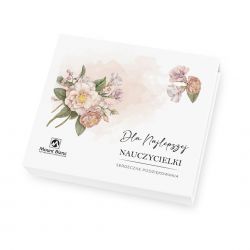 Prezent podziękowanie Chocolate Box Medium White Dla Najlepszej Nauczycielki
