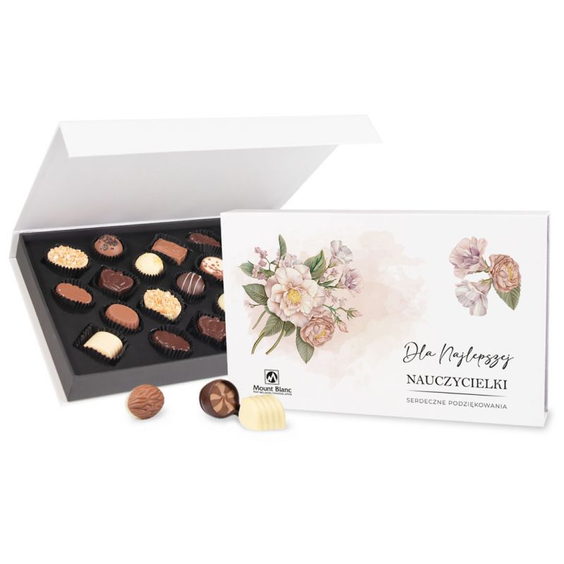 Bombonierka Chocolate Box White Dla Najlepszej Nauczycielki