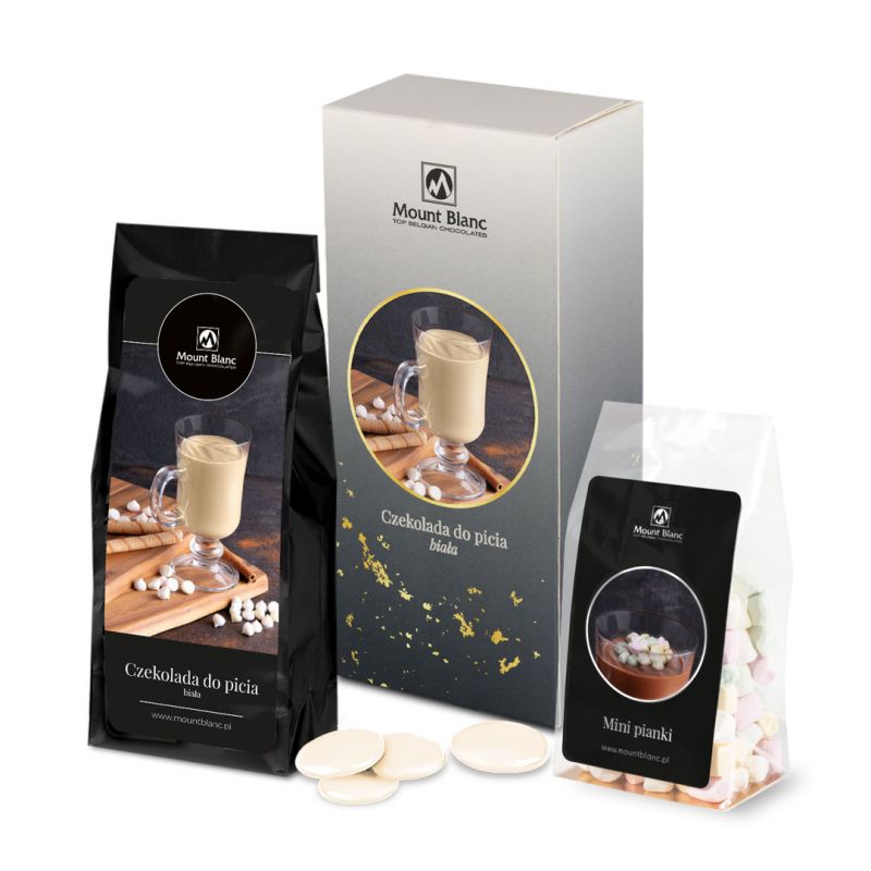 Kartonik Choco Belgijska czekolada biała do picia 140g z mini piankami