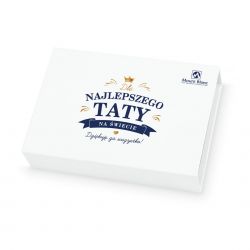 Czekoladki Chocolate Box Mini White Dla Najlepszego Taty na świecie