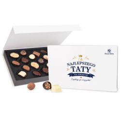Czekoladki Chocolate Box White Dla Najlepszego Taty na świecie