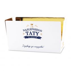 Czekoladki Mini Ballotin White no.4 Dla Najlepszego Taty na świecie