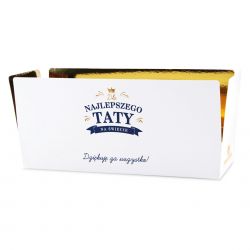 Belgijskie pralinki Mini Ballotin White no.5 Dla Najlepszego Taty na świecie