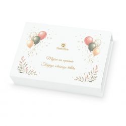 Urodzinowe czekoladki z Twoim napisem Chocolate Box Mini White - MountBlanc - 2