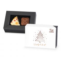 Christmas Delights White no.1 czekoladki na Gwiazdkę z Twoim logo - MountBlanc - 1