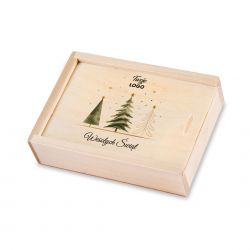 Czekoladowy prezent na Mikołaja Smooth Light z logo firmy. Czekoladki na prezent - MountBlanc - 2