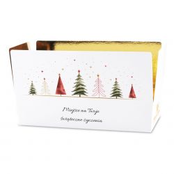 Pralinki na Boże Narodzenie Christmas Mini Ballotin White no.4 z Twoimi życzeniami - MountBlanc - 2