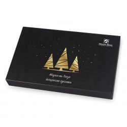 Bombonierka świąteczna Chocolate Box Black z Twoimi życzeniami - MountBlanc - 2