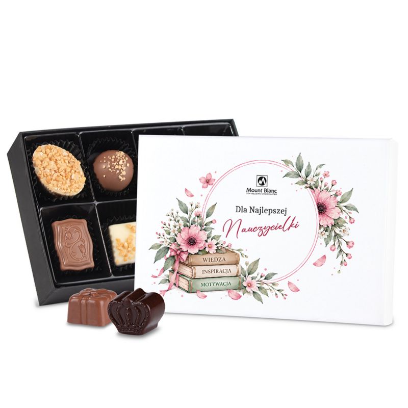 Czekoladki dla nauczycielki Premium White Mini - MountBlanc - 1